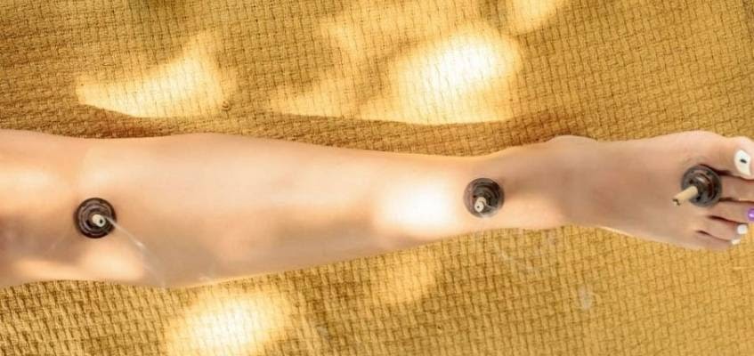 Специальные сигары на ноге