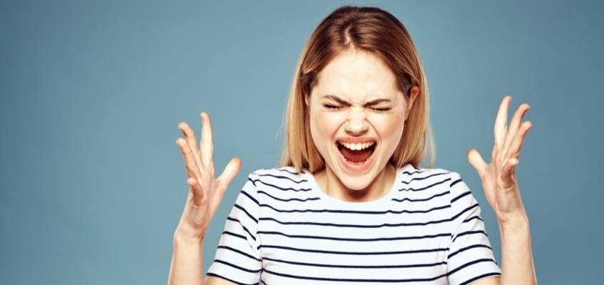 Девушка в стрессе