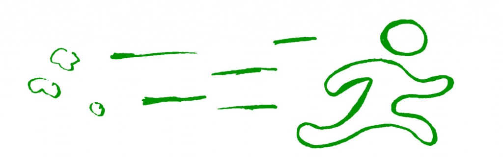 Ребенок бежит