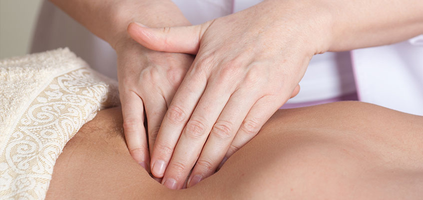 Массаж живота