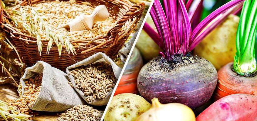 Злаки и овощи