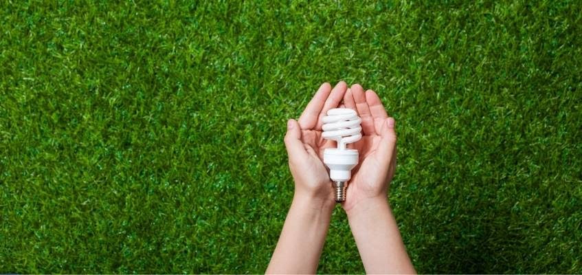 Лампочка в руках