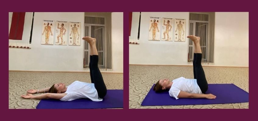 Упражнения ногами вверх лежа на спине