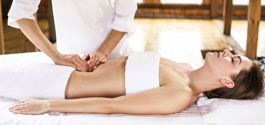 Массаж живота