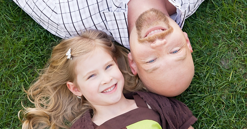 Папа и дочь