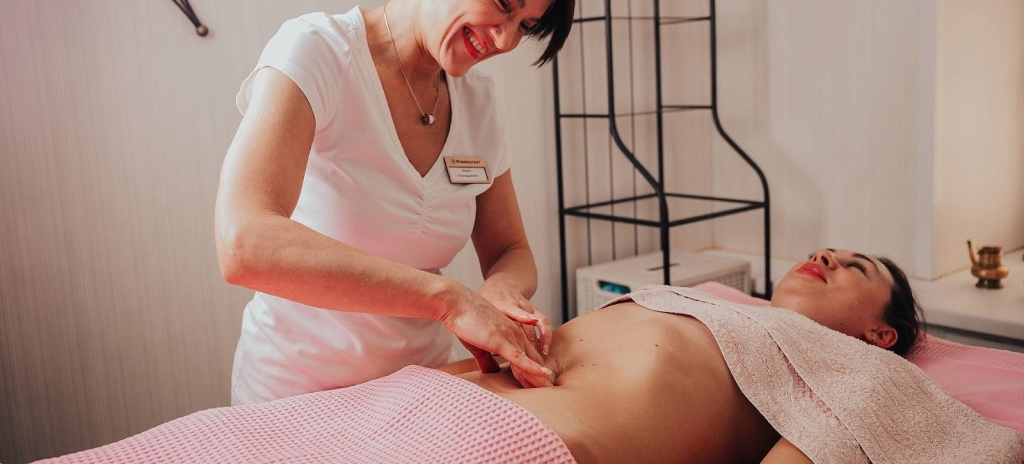 Фото висцерального массажа живота