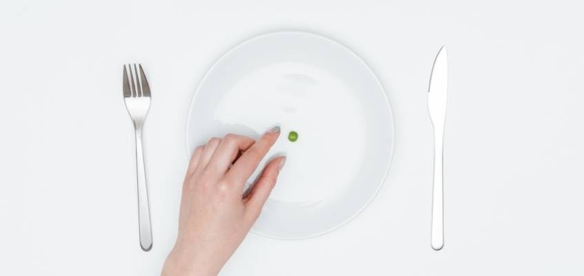 Горошек на тарелке