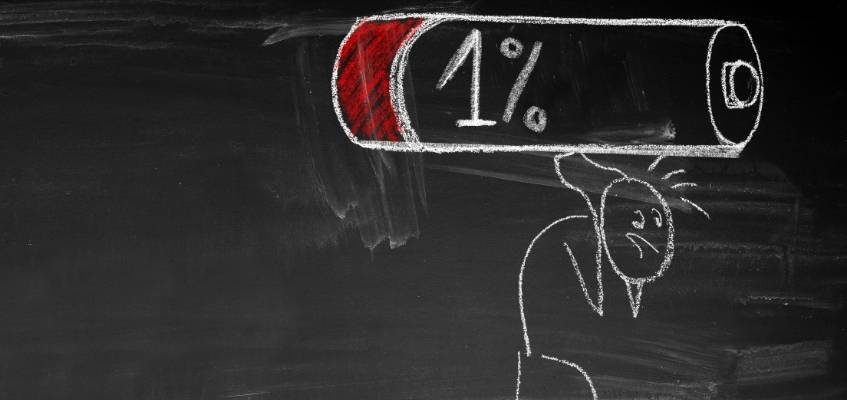 Низкий заряд аккумулятора